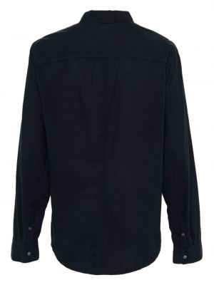 Chemise en coton avec manches longues James Perse bleu
