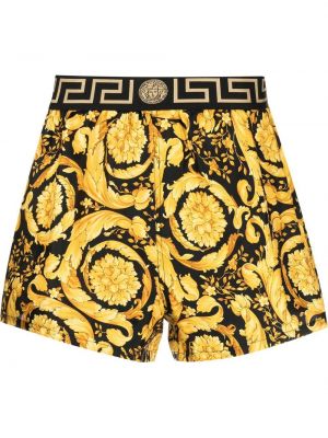 Trykt boksershorts Versace svart