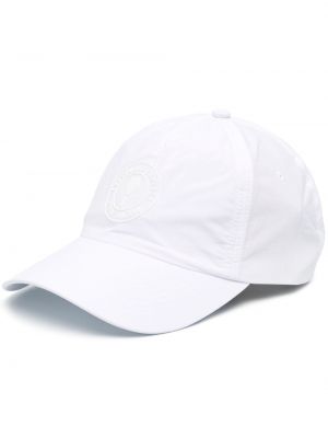 Cappello con visiera ricamato Frescobol Carioca bianco