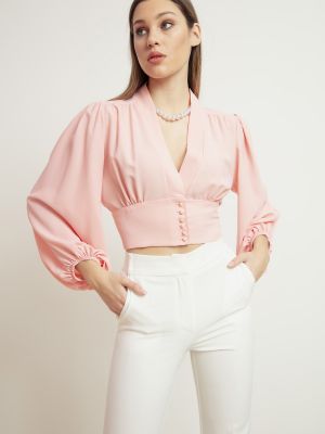 Блуза slim Lafaba розово