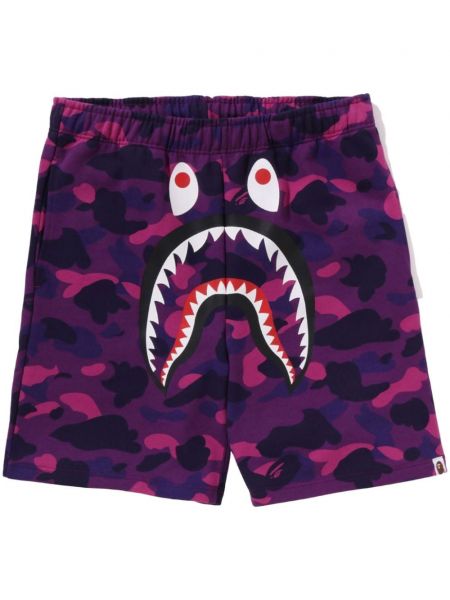 Kratke hlače A Bathing Ape® ljubičasta