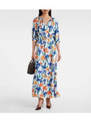 Kvetinové dlouhé šaty Diane Von Furstenberg