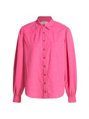 Вельветовая рубашка Xírena розовая