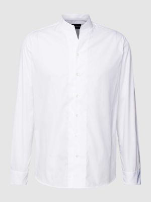 Koszula ze stójką Emporio Armani biała