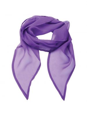 Шифоновый шарф в деловом стиле Premier фиолетовый