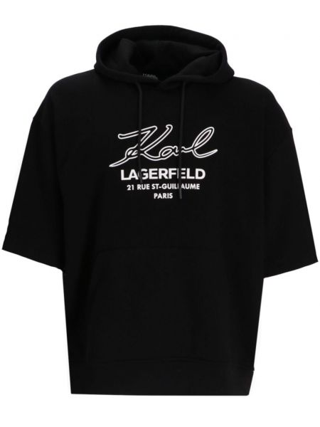 Kapučdžemperis ar apdruku Karl Lagerfeld