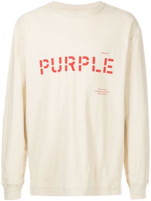 Trykt sweatshirt Purple Brand lilla