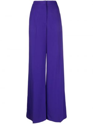 Pantaloni cu croială lejeră Moschino violet