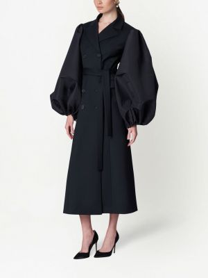 Manteau oversize Carolina Herrera noir