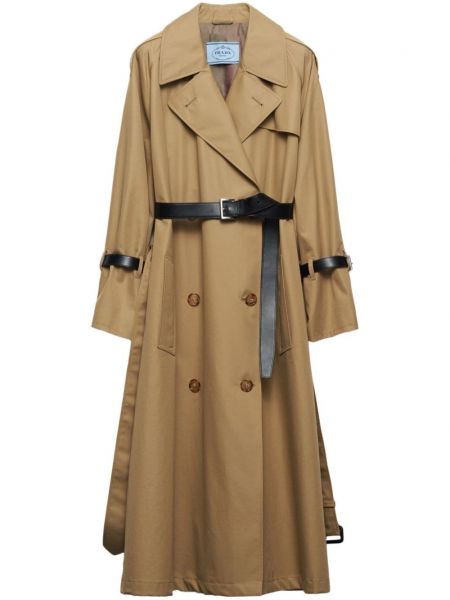 Long manteau Prada beige