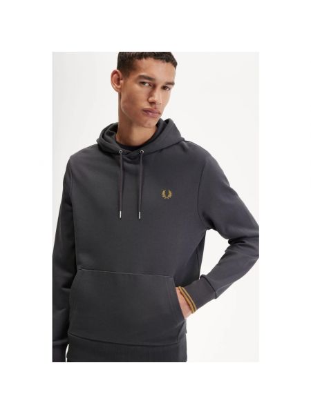 Sudadera con capucha Fred Perry gris