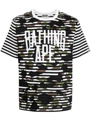 Kamuflere trykt t-skjorte A Bathing Ape® svart