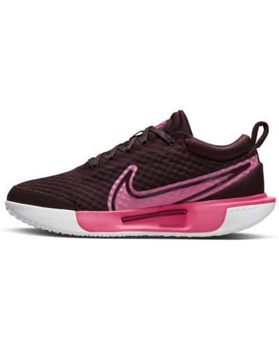 Damskie buty do tenisa na twarde korty NikeCourt Zoom Pro Premium - Czerwony
