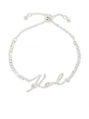 Bracelet avec perles Karl Lagerfeld argenté