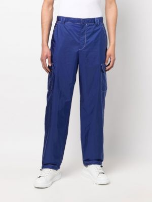 Pantalon droit Prada bleu