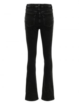 Jeans skinny taille basse 3x1 noir