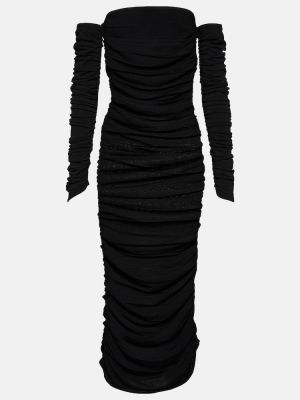 Dlouhé šaty jersey Altuzarra černé