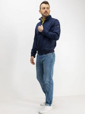 Блакитні бавовняні джинси слім Pierre Cardin