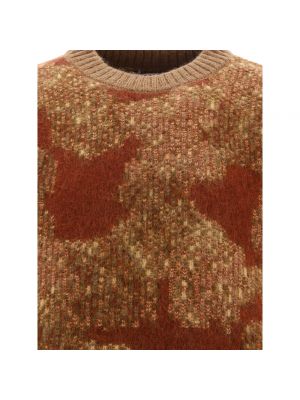 Suéter de tejido jacquard Erl marrón