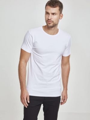 Tricou cu croială ajustată Urban Classics alb