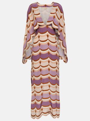 Шелковое длинное платье Adriana Degreas