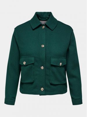 Демісезонна куртка Only Carmakoma зелена