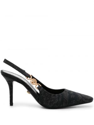 Полуотворени обувки с отворена пета Versace