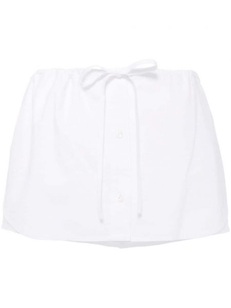 Bomuld shorts Alexander Wang hvid