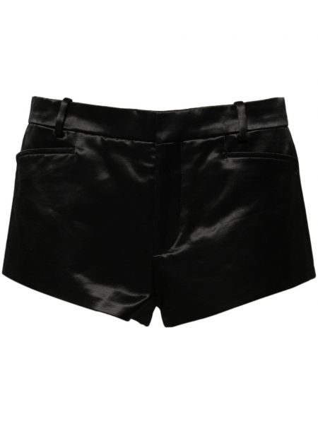 Satenske kratke hlače Tom Ford crna