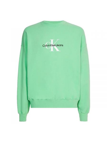 Bluza Calvin Klein Jeans zielona
