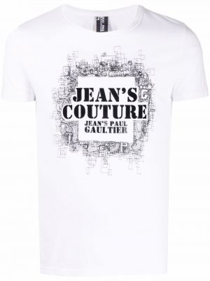 T-shirt con stampa Jean Paul Gaultier Pre-owned bianco
