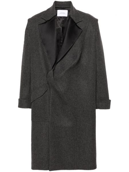Vlněný kabát Bianca Saunders šedý