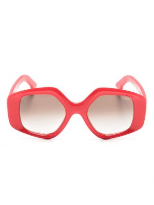 Okulary przeciwsłoneczne oversize Lapima czerwone