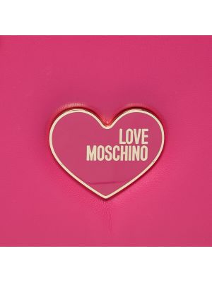 Listová kabelka Love Moschino ružová