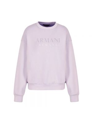 Sweatshirt Armani Exchange lila