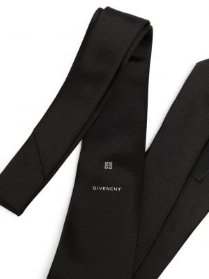 Kravata s výšivkou Givenchy černá