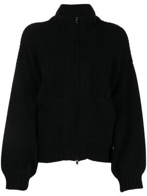 Cardigan con cerniera Pringle Of Scotland nero