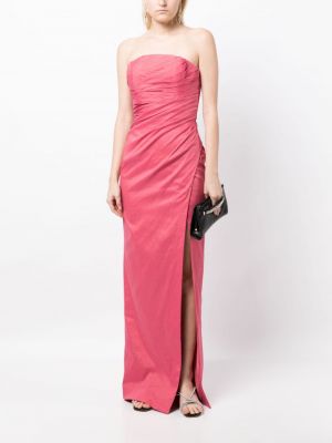 Plisuotas suknele kokteiline Rachel Gilbert rožinė
