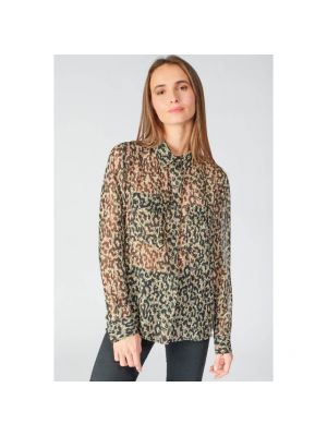 Camisa con estampado leopardo Le Temps Des Cerises