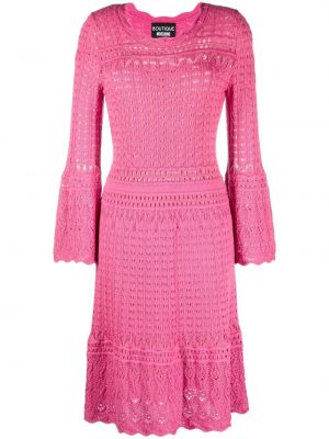 Maksi haljina Boutique Moschino ružičasta