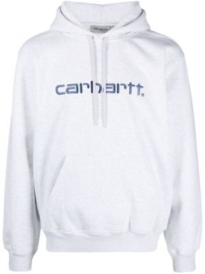 Jersey hoodie mit stickerei Carhartt Wip grau