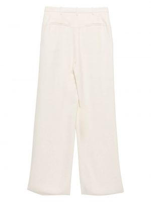 Pantalon large en jacquard Ports 1961 blanc