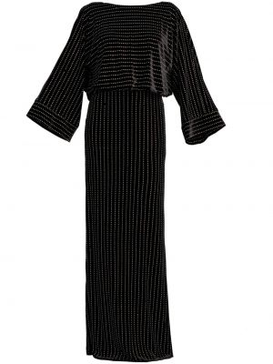 Aksamitna sukienka wieczorowa Tadashi Shoji czarna