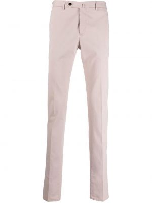 Slim fit kitsad püksid Pt Torino roosa