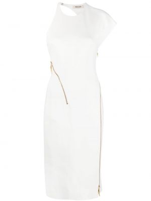 Asymmetrisk dress Roberto Cavalli hvit