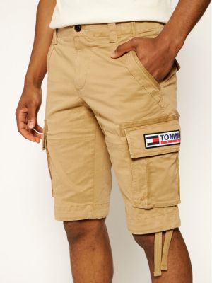 Kratke hlače kargo Tommy Jeans smeđa