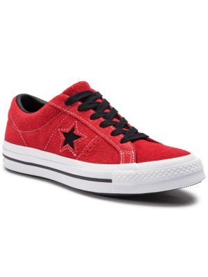 Csillag mintás sneakers Converse One Star piros