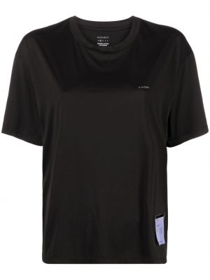 Krekls ar apaļu kakla izgriezumu Satisfy melns