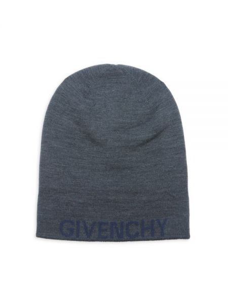 Двусторонняя шерстяная шапка Givenchy серая