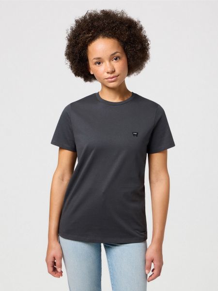 Бавовняна футболка Wrangler чорна